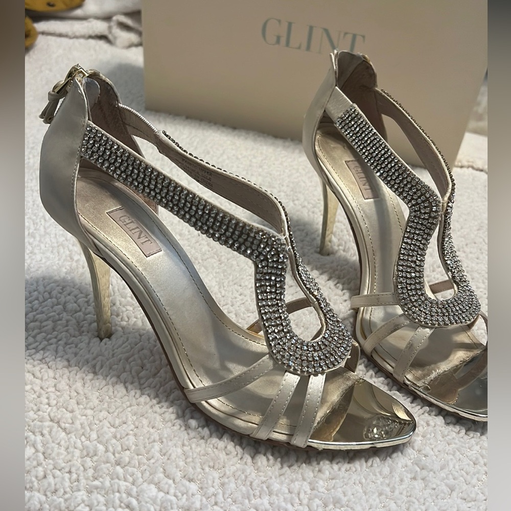 Glint crystal heels